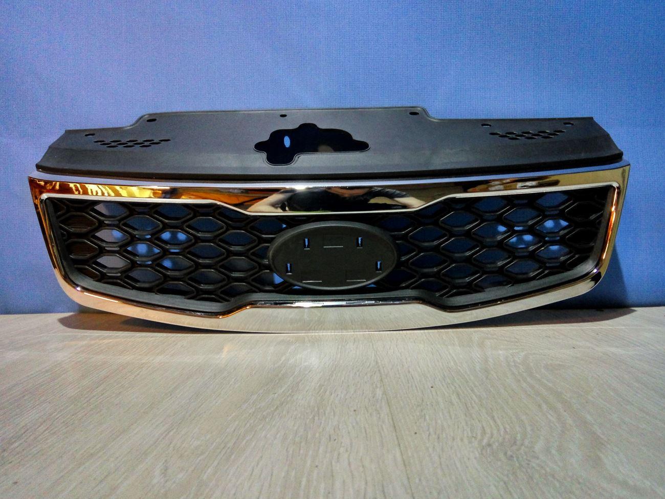 Решетка радиатора Kia Rio 2 JB (2005-2011) 863601g610 (MW-001875061019122017)