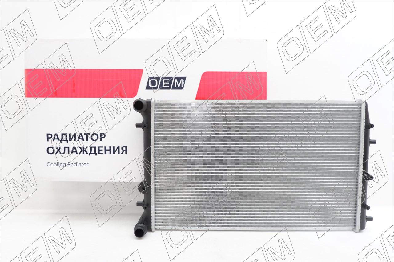 Радиатор охлаждения ДВС  Skoda  Fabia  2 5J 