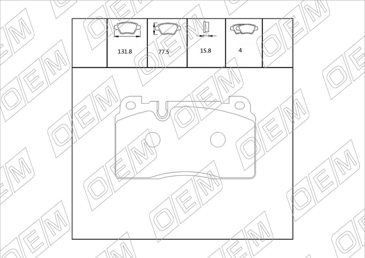 Колодки тормозные дисковые передние  Audi  Q5  1 8R 