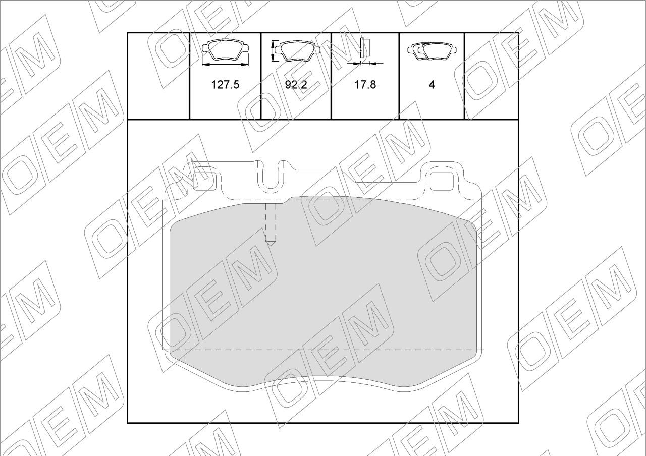 Колодки тормозные дисковые передние  Mercedes-Benz  E-Class  W213 