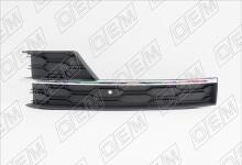 Решетка в бампер нижняя левая Skoda Octavia 3 A7 (2013-2020)